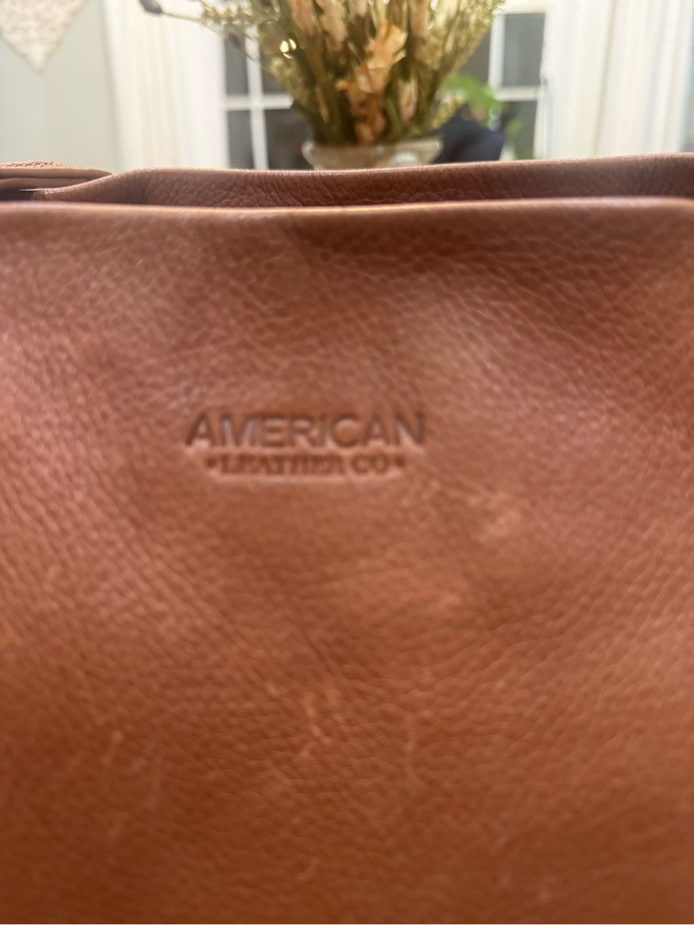 American Leather Co. Women's Brown Leather Shoulder Bag - Picture 2 of 9